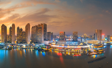 Obraz premium Night view of Quanzhou City, Fujian Province, China