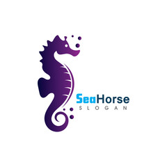 Sea Horse icon logo and symbol creative vector illustration