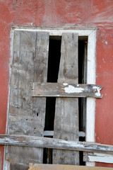 old window in the old house
