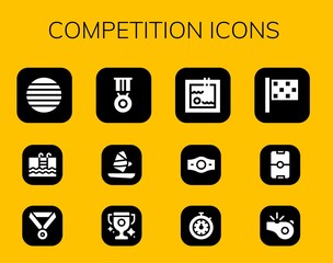 competition icon set