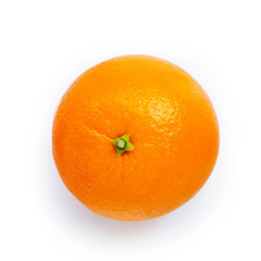 Orange fruit isolated on white