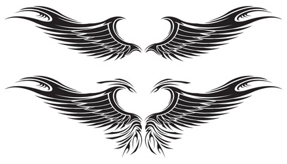 Winged crest