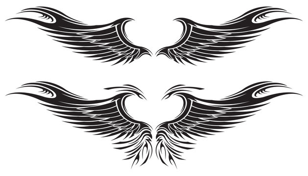 Winged crest