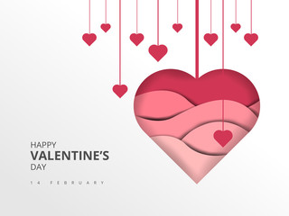 Illustration vector graphic Happy Valentine's Day