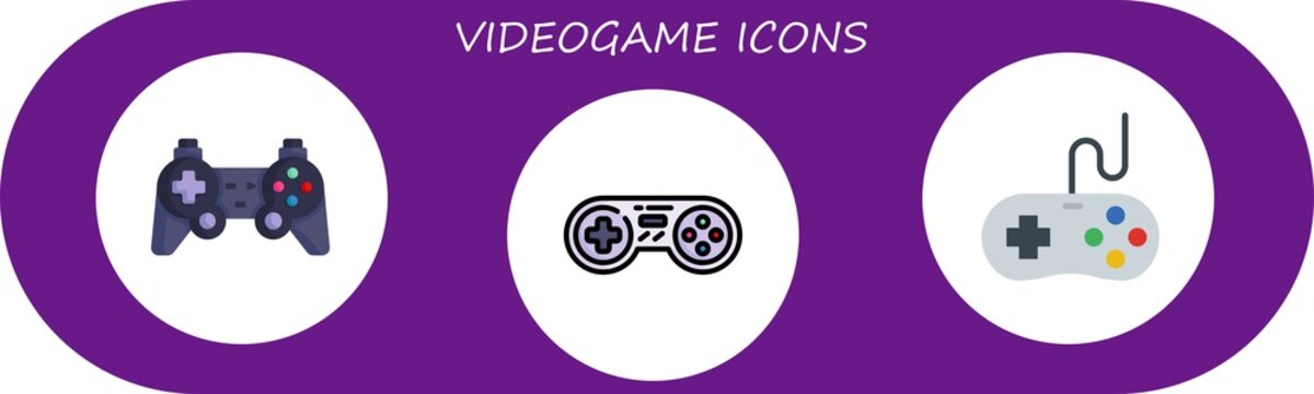 Videogame Icon Set