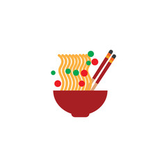 Noodles Logo Template vector symbol