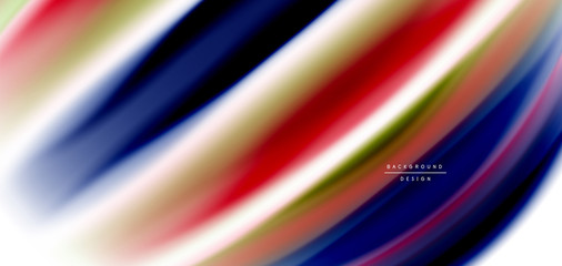 Silk smooth lines on white, liquid fluid color waves. Vector Illustrations For Wallpaper, Banner, Background, Card, Book, Illustration, landing page, cover, placard, poster, banner, flyer, design