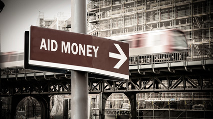 Street Sign to Aid Money