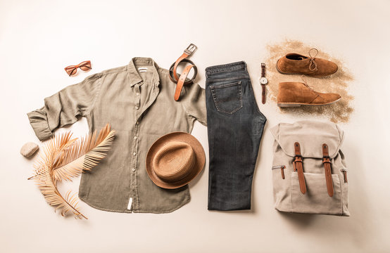 Men's Clothing And Accessories - Tourist Or Traveler Casual Outfit