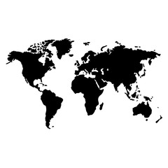 world map illustration vector eps10