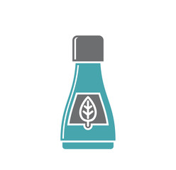 Natural cosmetics related icon on background for graphic and web design. Creative illustration concept symbol for web or mobile app
