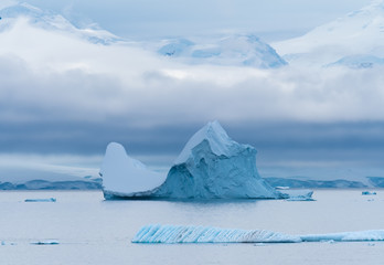 Stunning icy landscapes, Chiriguano Bay, Danko Island, Antarctic Peninsula, Antarctica