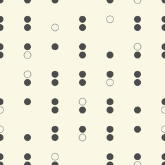 Seamless Circle Background. Abstract Chaotic Dots Wallpaper