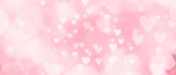 Abstract pastel background with hearts - concept Mother's Day, Valentine's Day, Birthday - spring colors - 321022570
