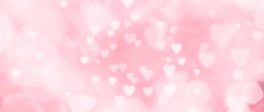 Abstract pastel background with hearts - concept Mother's Day, Valentine's Day, Birthday - spring colors