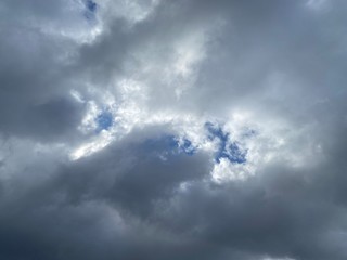 blue sky with clouds