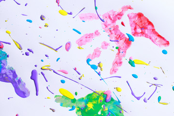 Abstract color paints