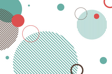 Abstract round circles illustration. Vector cosmic concept design illustration.