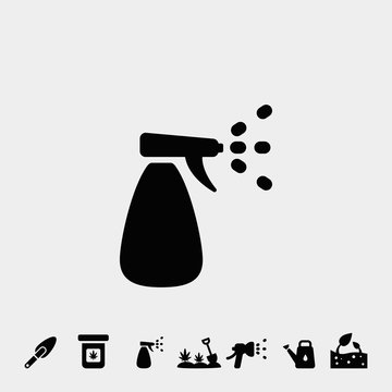 insecticide spray icon vector illustration and symbol for website and graphic design