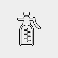 insecticide spray icon vector illustration and symbol for website and graphic design