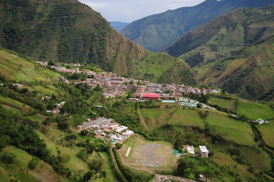 Panoramic of the Municipality of Peque, western Antioquia - Colombia