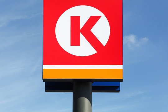 Vejle, Denmark - September 10, 2016: Circle K is an international chain of convenience stores, founded in 1951 in USA