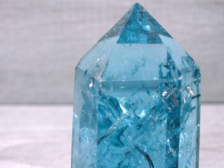 aquamarine gem crystal quartz mineral geological background