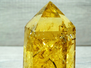 citrine gem crystal quartz mineral geological background