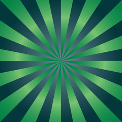An emerald colored sunburst shape pattern background image.