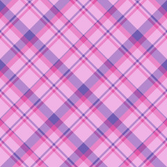 Seamless pattern in nice bright pink and violet colors colors for plaid, fabric, textile, clothes, tablecloth and other things. Vector image. 2