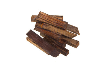firewood isolated on white background