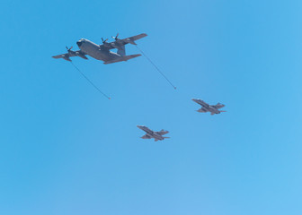 Avión de repostaje de las fuerzas armadas 