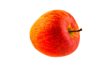 apple ripe red isolated on white background