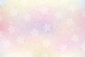 桜の花びらが舞う背景