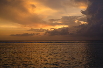 Gili Trawangan. Sunset in Indonesia