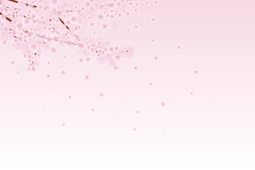 さくら散る風景