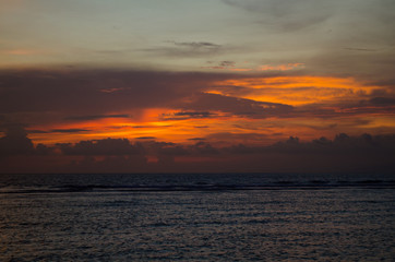 Gili Trawangan. Sunset in Indonesia