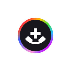 Obraz premium Emergency Number - App Icon