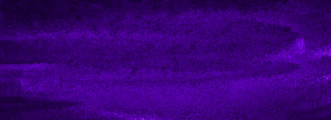 Dark Purple watercolor background with torn strokes and uneven divorce. Abstract indigo background for design, template and pattern.