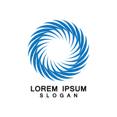 Tornado, vortex, hurricane logo design elements