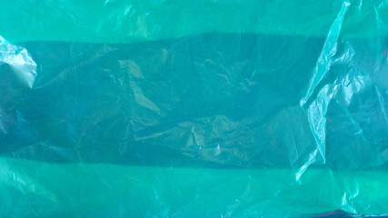 green plastic bag texture background