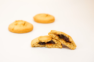 Raisin-filled cookies