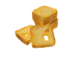 bread isolated on white background