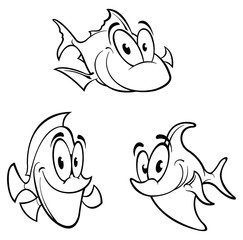 Fish cartoons