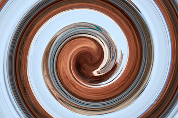 Funnel abstract pattern. Swirl, spiral, multi-colored pattern as a background.