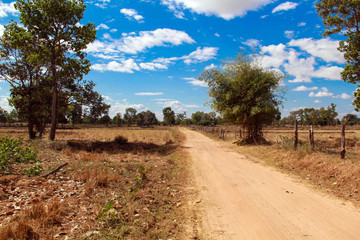 road in the countryside
