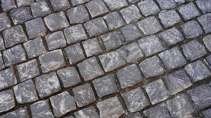Street granite cobblestone sidewalk cubic stone close up wallpaper