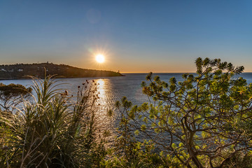 Lever de soleil sur le Cap Ferrat