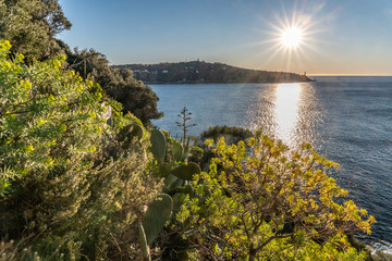 Obraz premium Lever de soleil sur le Cap Ferrat