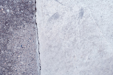 Bright cracked concrete surface flooring texture as background